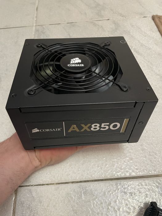 Corsair AX850 com 6 cabos PCIe, SATA, Molex  Originais