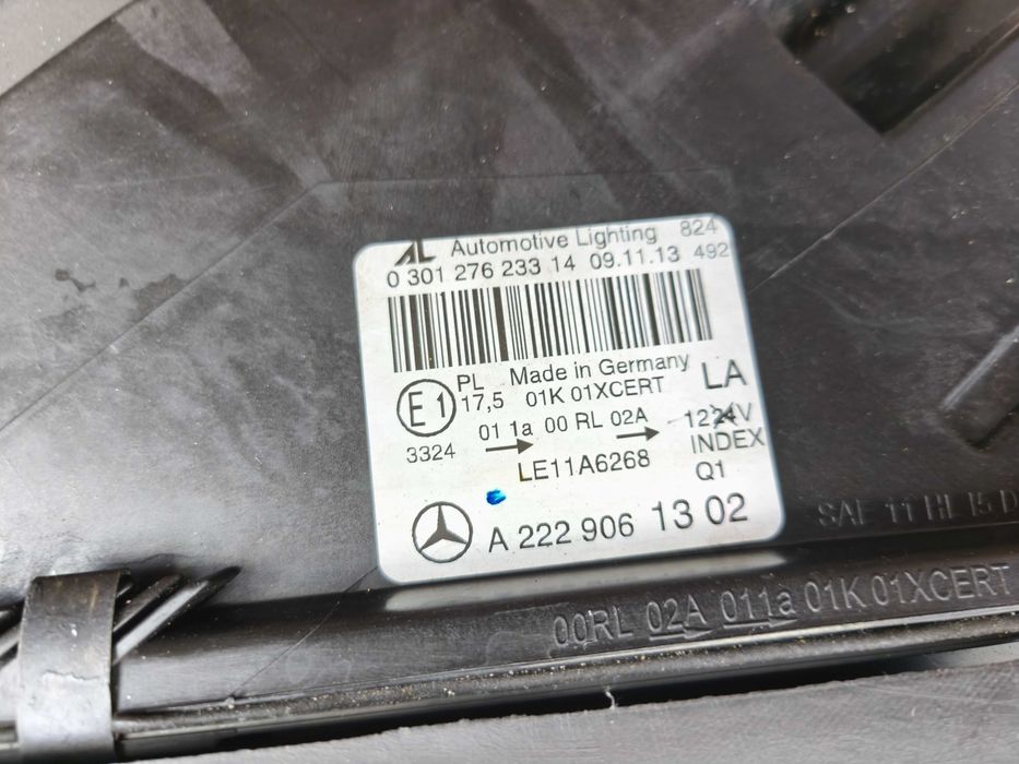 Продаж фар на Mercedes-Benz S 222 оригінал