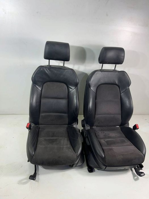 Fotele kanapa boczki Audi S3 8P fotele grzane skóra-alcantara EU