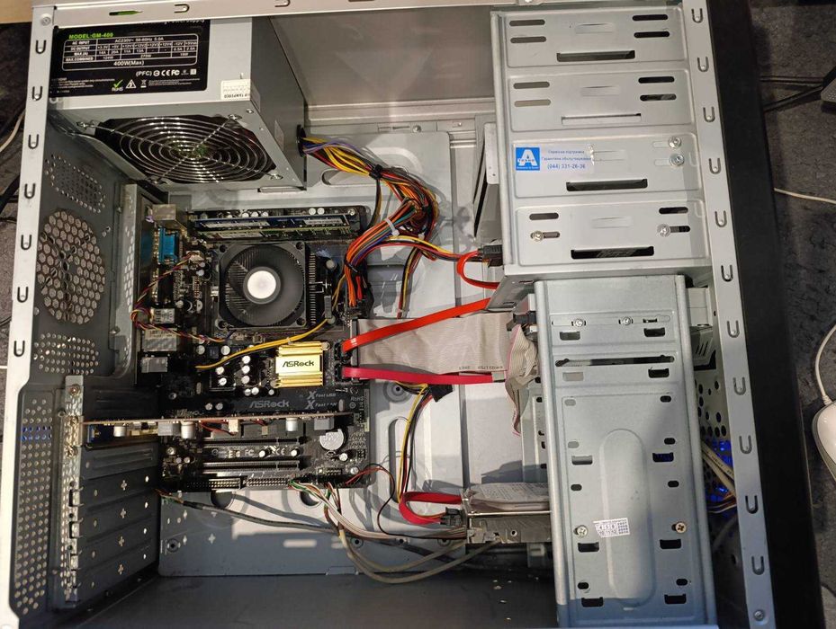 Комп'ютер/системний блок 2 ядра по 3, 4ГГц 6Гб ОЗУ SSD 240 + HDD-160