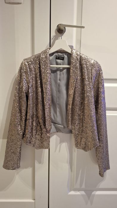 Marynarka- żakiet z mieniącymi się cekinami Miss Selfridge
