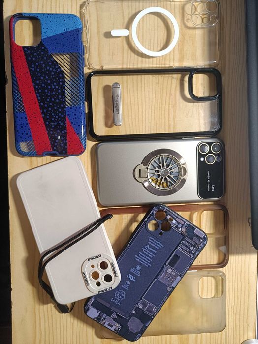 Applei Phone 11 Pro Max 256 GB Midnight Green  8 etui  komplet pudełko