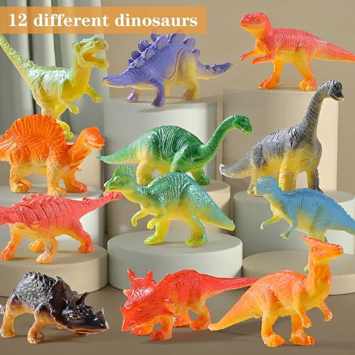 Ovos de dinossauro kit de escavação arqueologia 12 dinossauros - NOVO