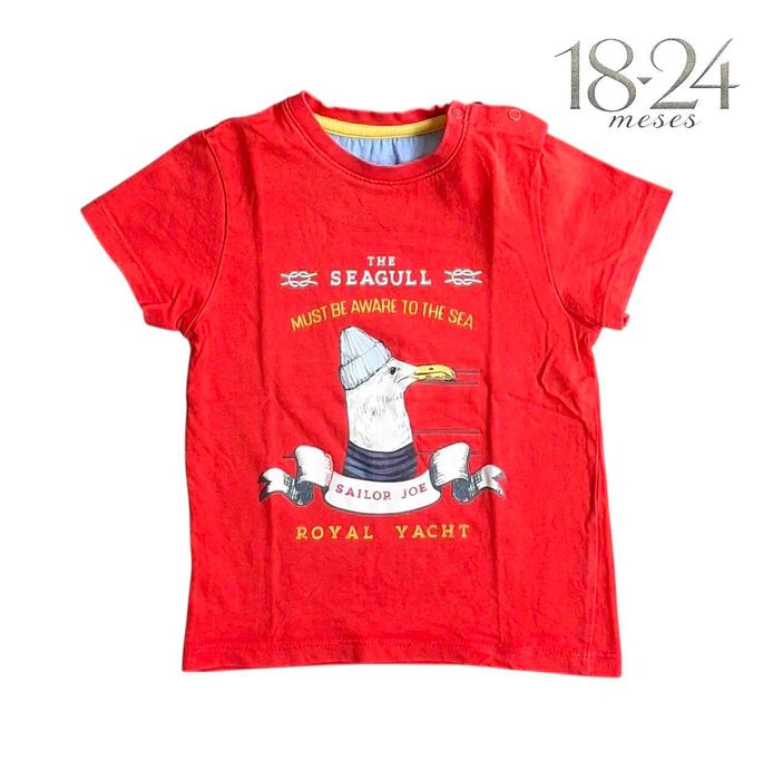 T-shirt Vermelha Zippy 18-24 meses