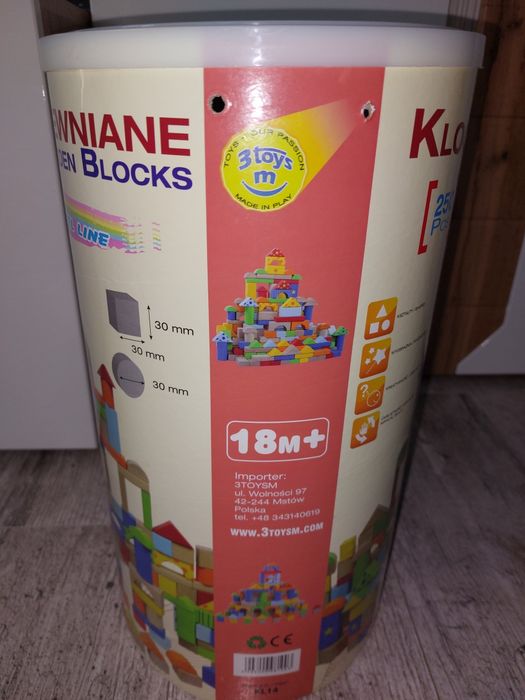 Klocki drewniane 250