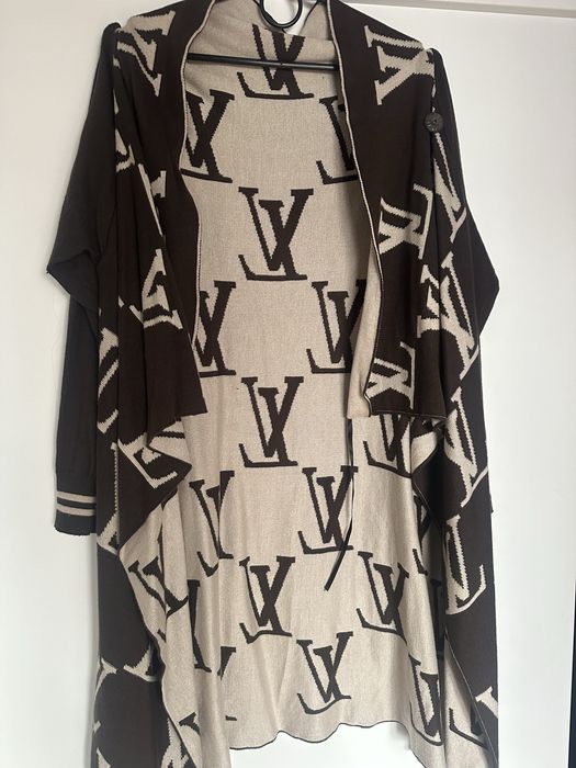 Kardigan sweter butikowy Luis Vuitton