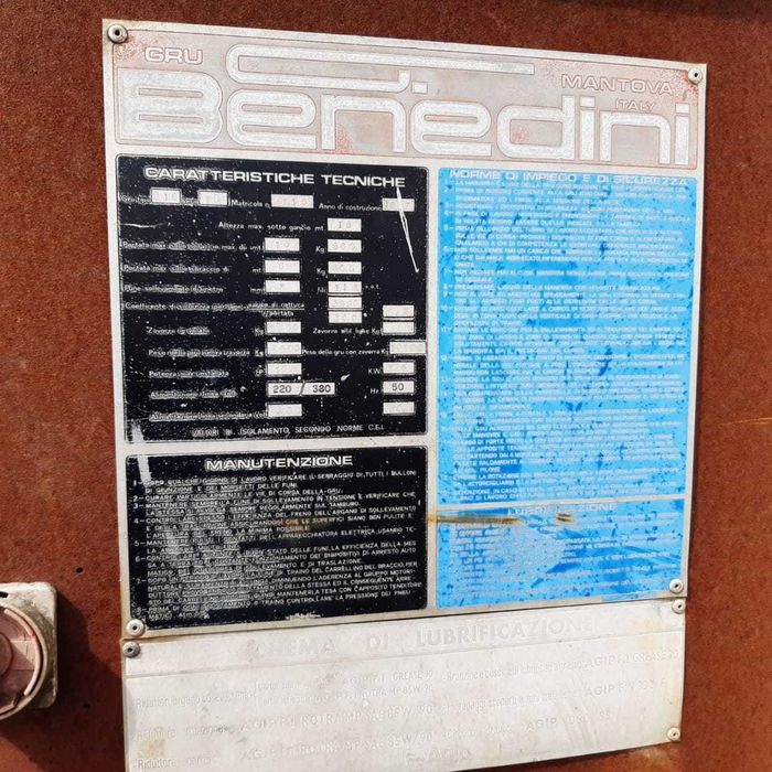 Кран башенний самоскладний