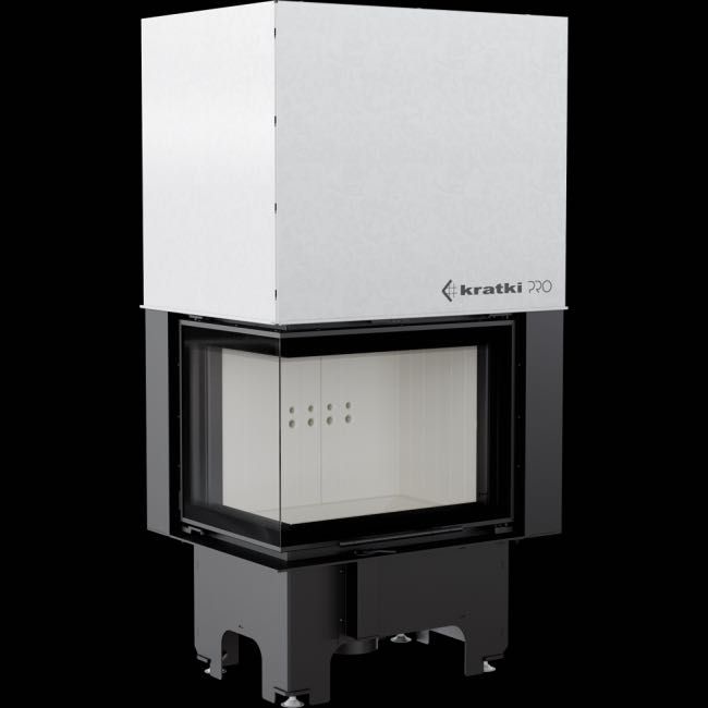 Kratki kominek narożny  VN L 610/430 gilotyna