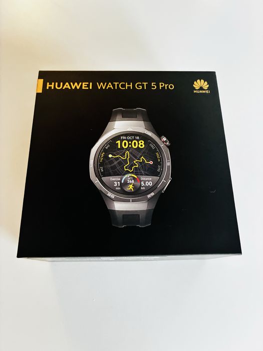 Smartwatch na gwarancji HUAWEI Watch GT 5 Pro Active 46mm Czarny