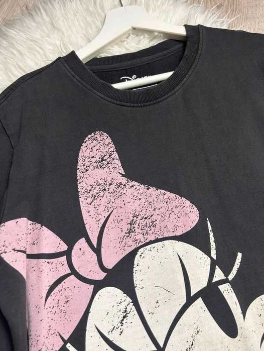 Cropp długa bluza tunika damska Myszka Minnie szary S 36 oversize