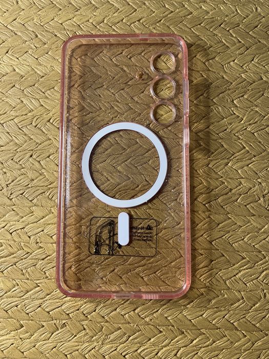 Etui brokatowe na telefon Samsung S25 Plus/ MagSafe - nowe