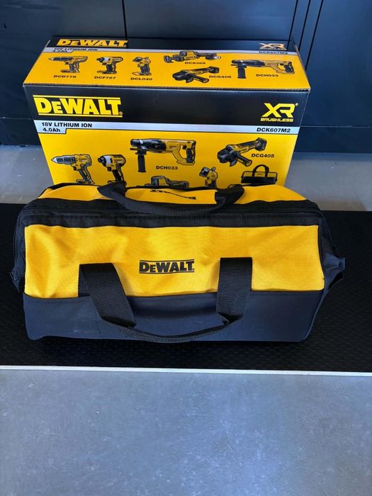 Duży zestaw narzędzi DeWalt 18V + Baterie