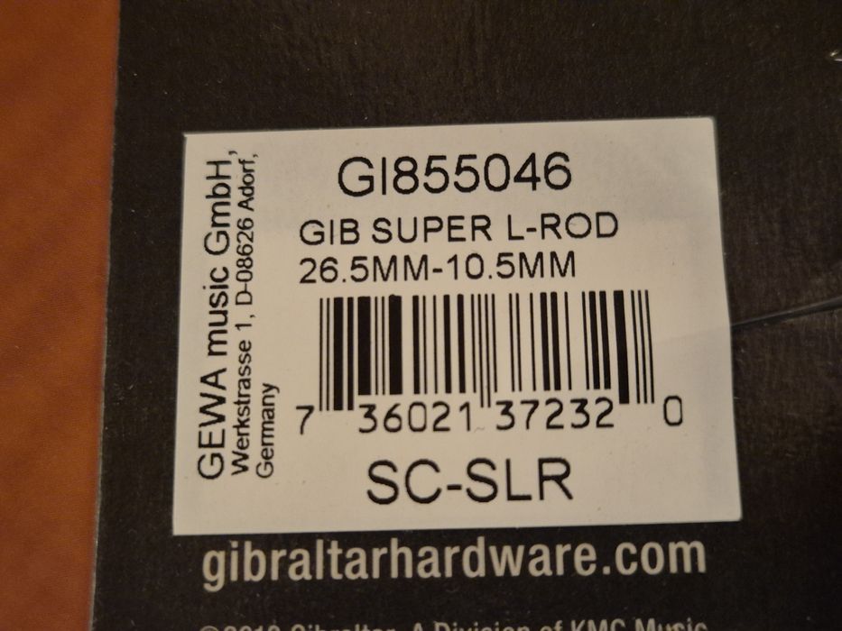Tom holder Gibraltar Super L-ROD 4 szt..