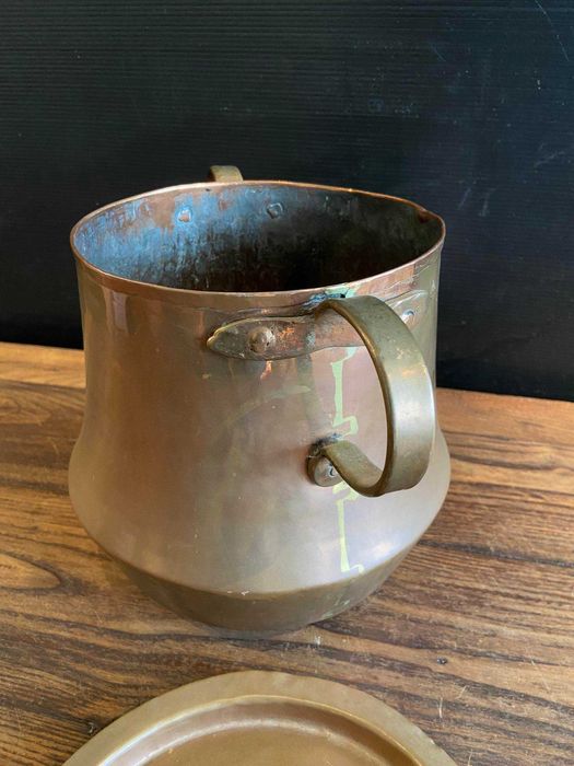 Panela em cobre do Sec. XIX