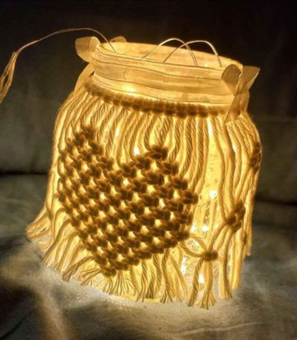 Luminárias em Macramé64750561602818120
