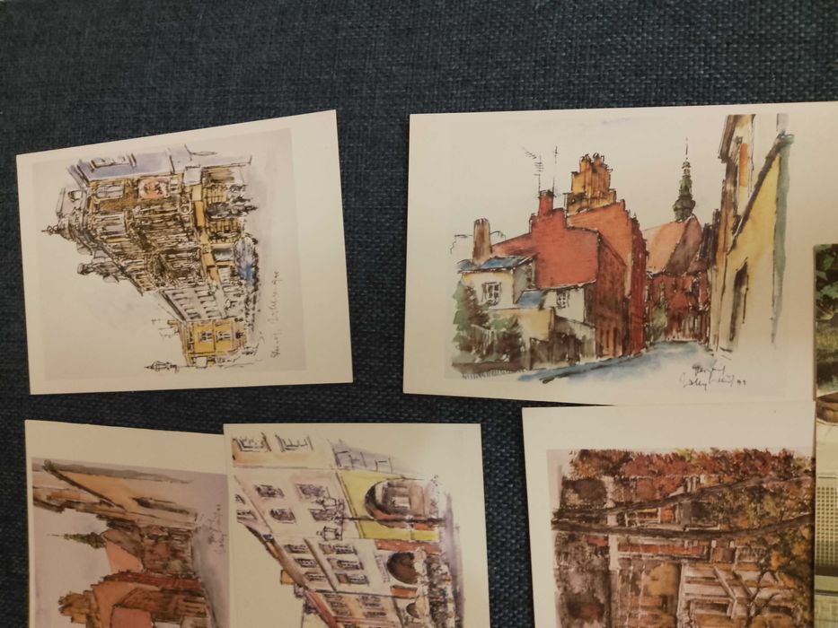 stare pocztówki prl gliwice likwidacja kolekcji