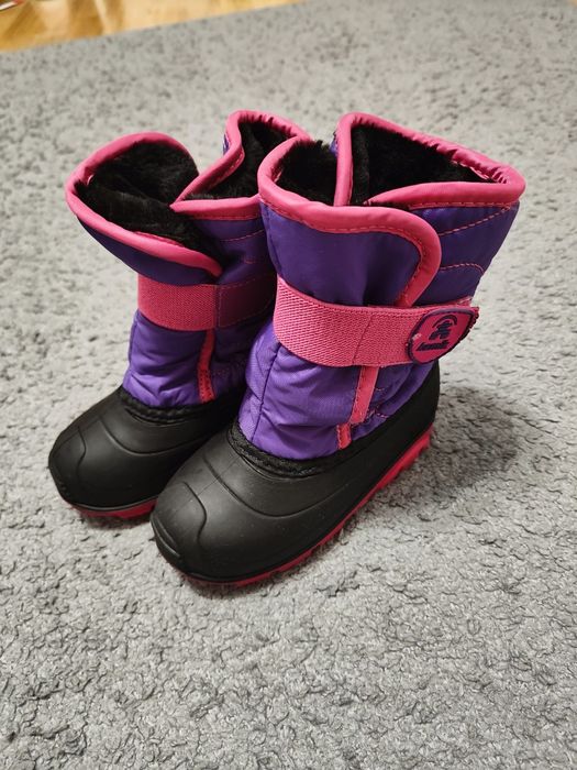 Buty kozaki ocieplane, zimowe, nieprzemakalne. Kamik, rozmiar 9.