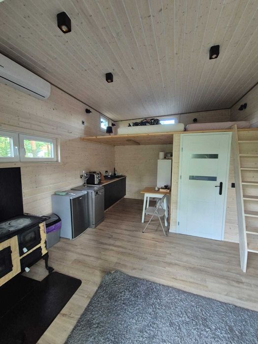 Domek drewniany szkieletowy 7x5 Kolumb