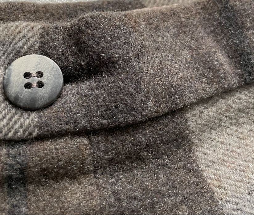 Spódnica kopertowa vintage retro Pur et Simple Jupe Isis 70% wełny M