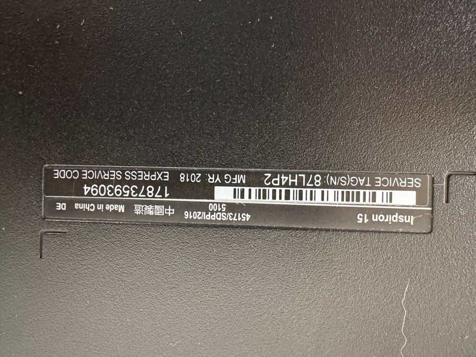Dell inspiron 15-3567