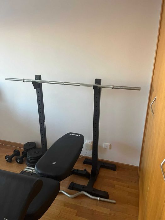 Banco de Musculação Zipro Superset ajustável multiposiçõe Racks biceps