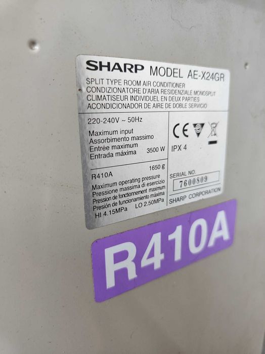 Klimatyzacja Klimatyzator Pompa Ciepła SHARP 7 KW EEV INWERTER