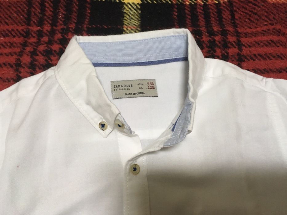 Lote 2 camisas classicas zara e 1 pullover zyppy tam7/8