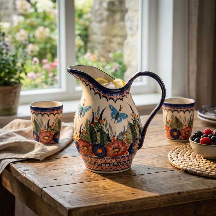 Dzbanek do wody i napojów Bolesławiec 1,7 l - wzór 149 ART.