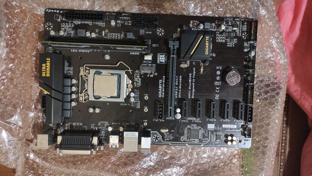 Материнская плата lga1151v1+проц (аналог i5 7400) e3 1225 v6