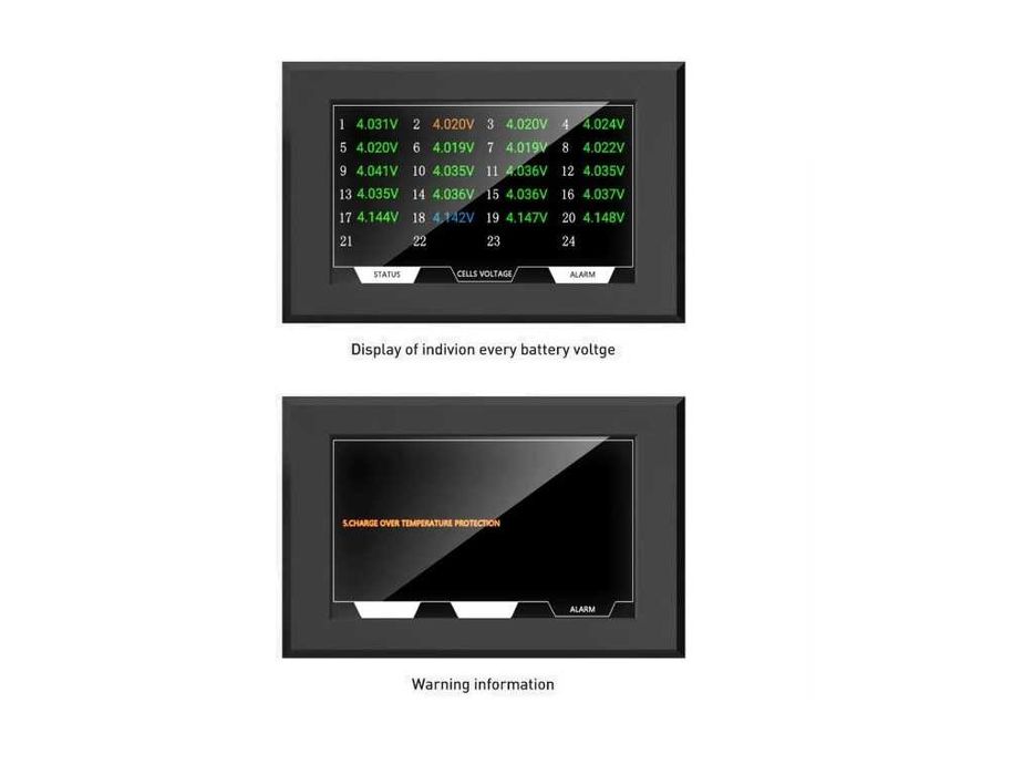 JiKong JK LCD 4.3" Сенсорный Экран Дисплей TFT Монитор BMS