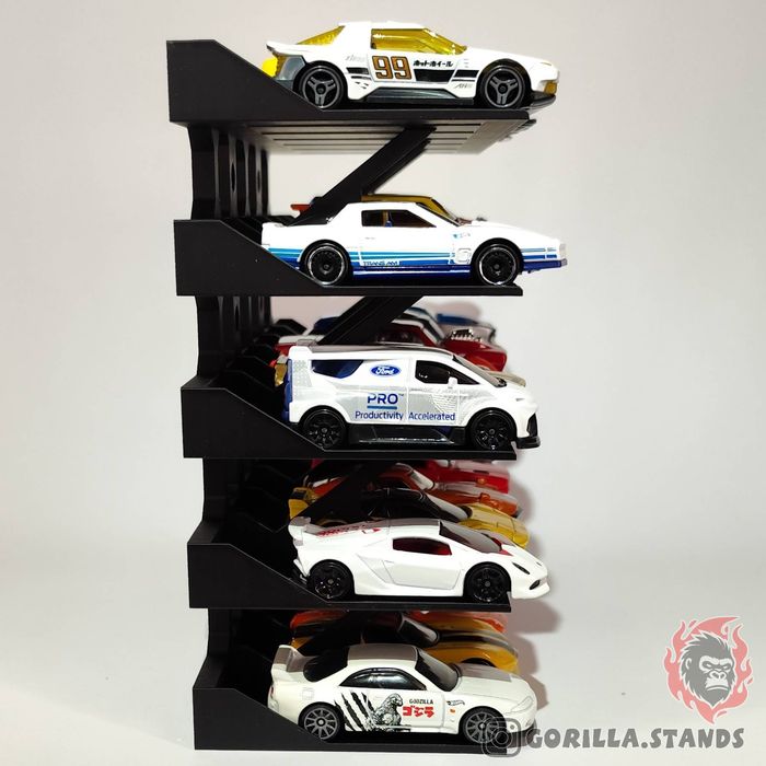 Ekspozytor Stojak 30 miejsc V1 Hot Wheels Matchbox 1:64 Gorilla Stands