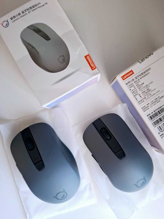 Нова бездротова миша Lenovo Xiaoxin M1 Bluetooth 5.0 1600 Grey
