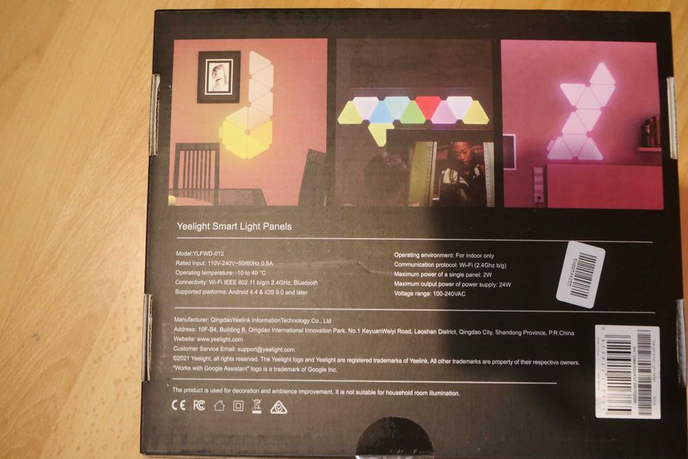 Panele świetlne Yeelight Smart Light Panels. Nowe.