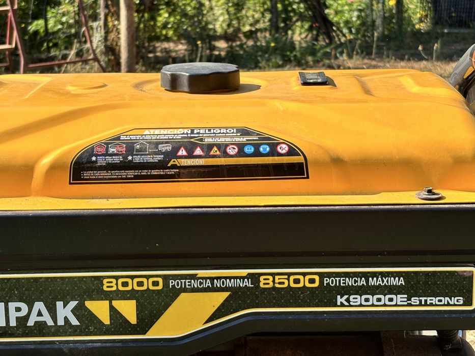 Gerador a gasolina kompak K9000E 8,5kw