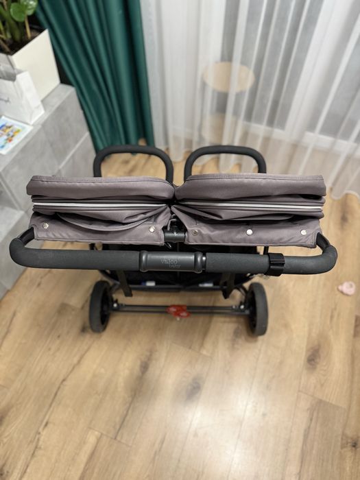 Wózek podwójny Valco snap duo szary