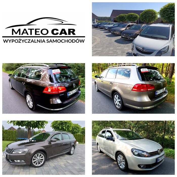 Mateo Car Wynajem wypożyczalnia samochodów Superb Octavia Passat Golf