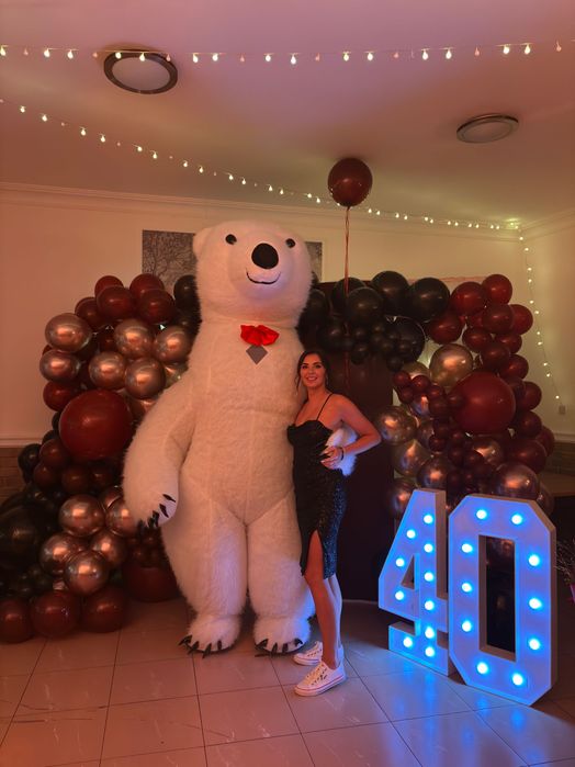 Fotobudka 360, Biały miś, Stich, dmuchany namiot imprezowy