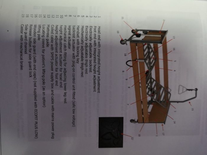 Cama Articulada + Colchão - Ainda está embalado