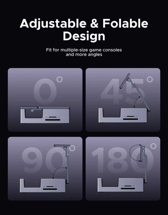 Док-станція Ugreen 9в1 Steam Deck ROG Ally Nintendo X Legion PD100W