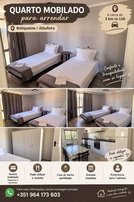 Quarto c/ 2 camas