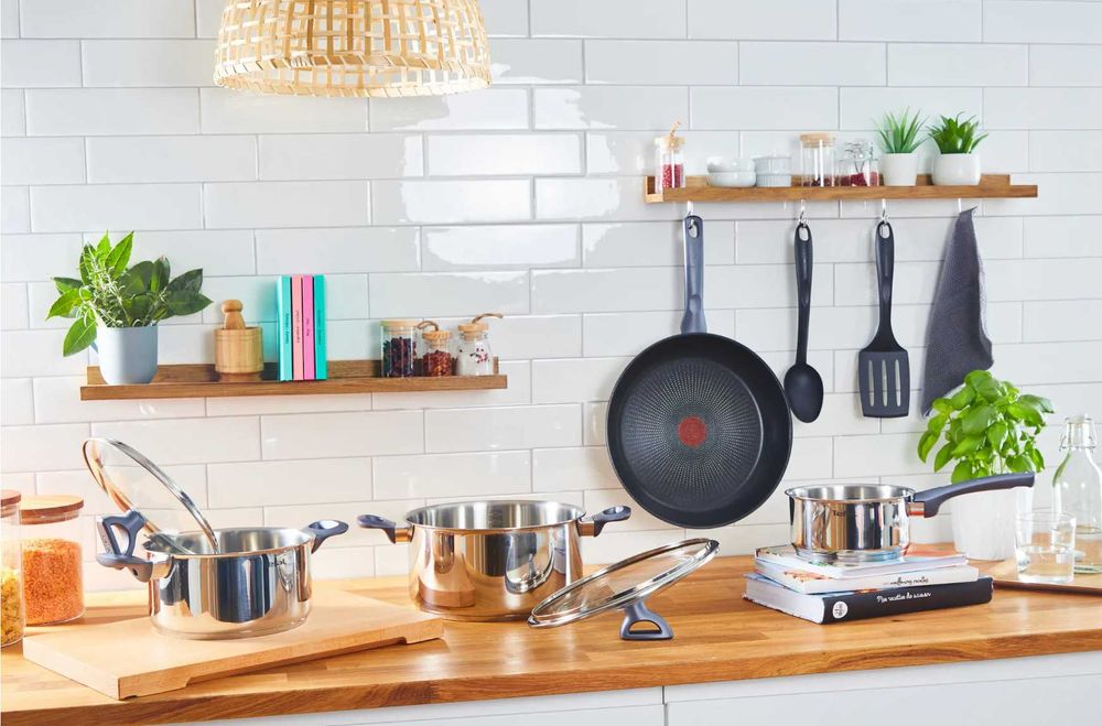 Набір посуду каструль Tefal Daily Cook 11 предметів Тефаль G713SB45