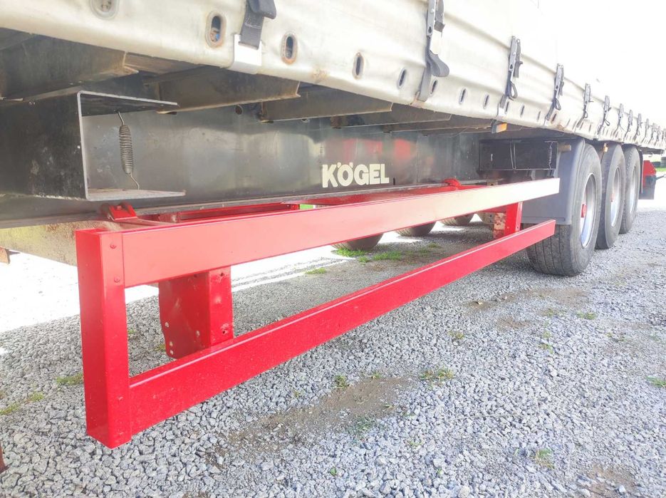 Штора полуприцеп когель площадка соломовоз лісовоз переобладнання