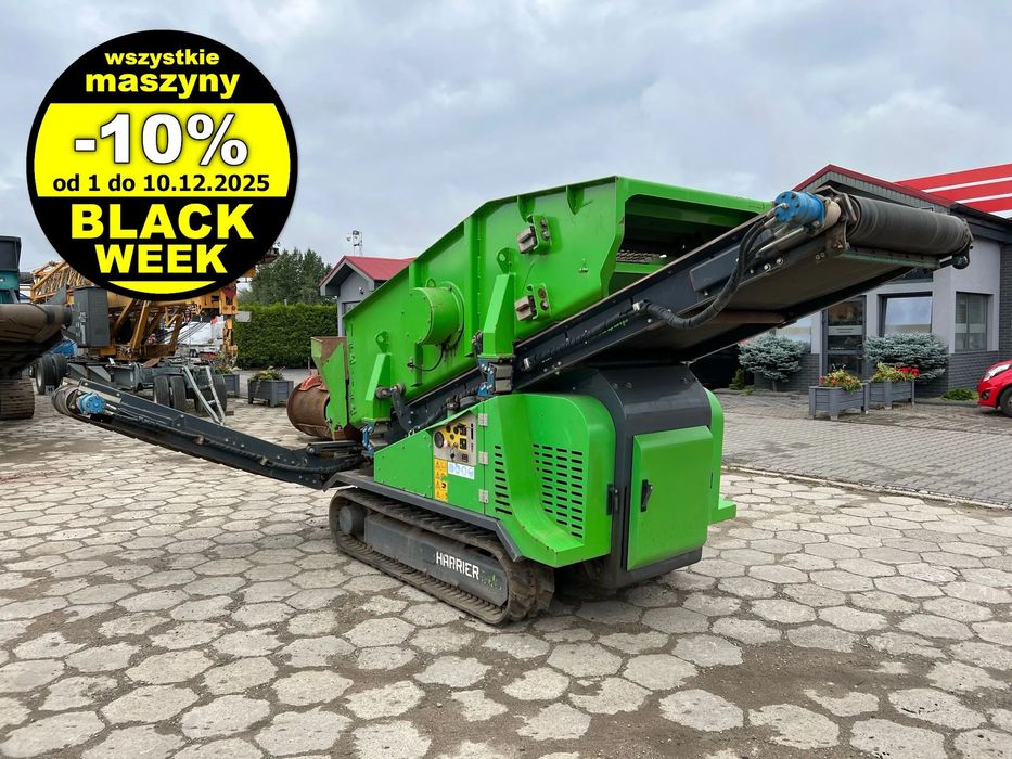 Terex Evoquip Harrier 220  mały przesiewacz mobilny, do ziemi, kamieni, węgla, gruzu