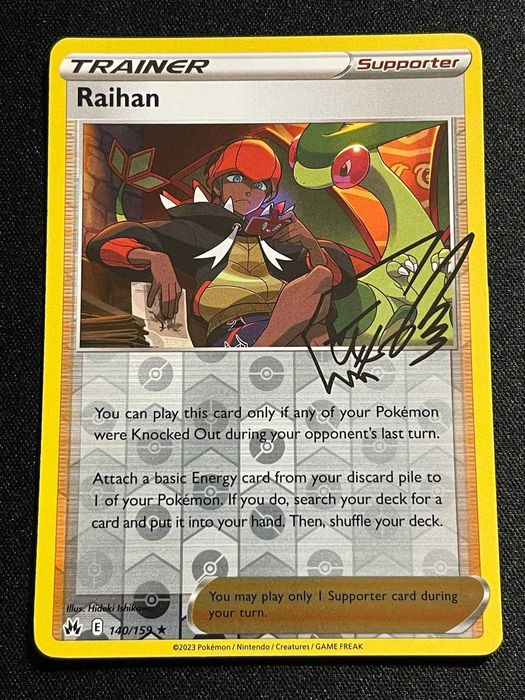 Carta Pokémon Raihan 140/159 Crown Zenith