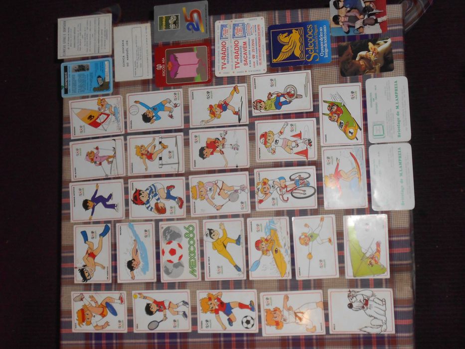 Grande coleccao calendarios bolso diversos anos 80 e 90 - 241 disponiv
