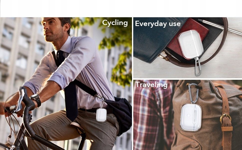 esr etui do airpods pro przezroczyste