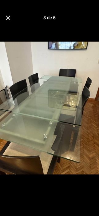 Mesa de jantar com 6 cadeiras