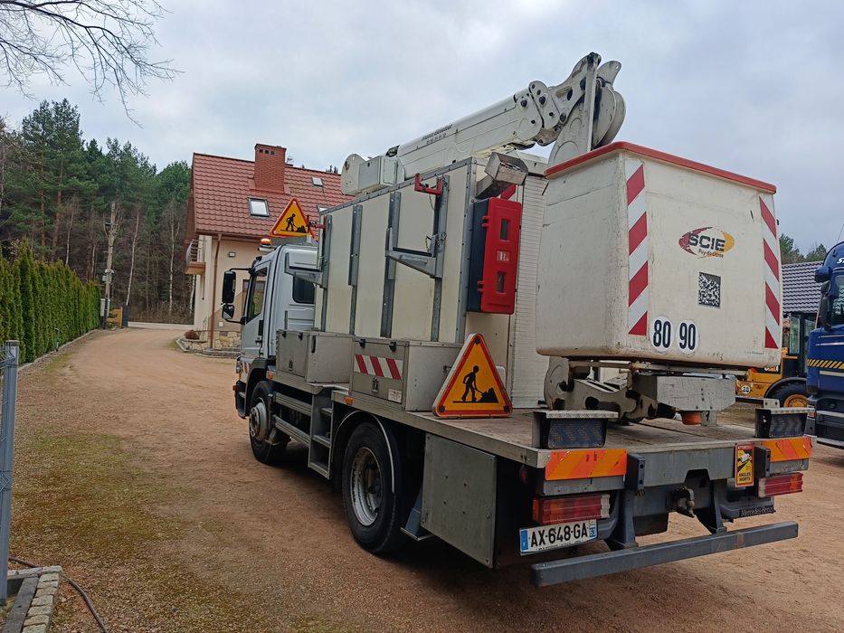 Mercedes Benz 1224 podnośnik koszowy zwyżka sprowadzony