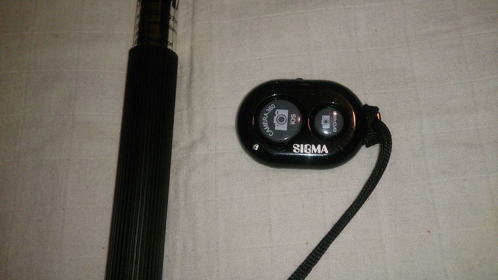 selfie stick, esticador (sigma) para câmara 360/ios e android64332161400962122