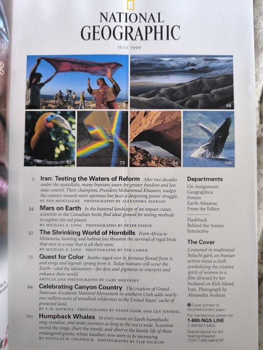 Revista National Geographic July 1999